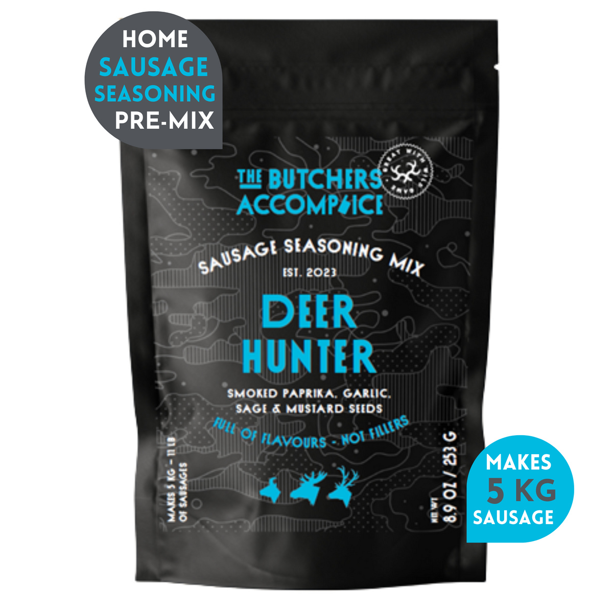 Sausage Seasoning Pack: Deer Hunter (Venison) Sausage 253g