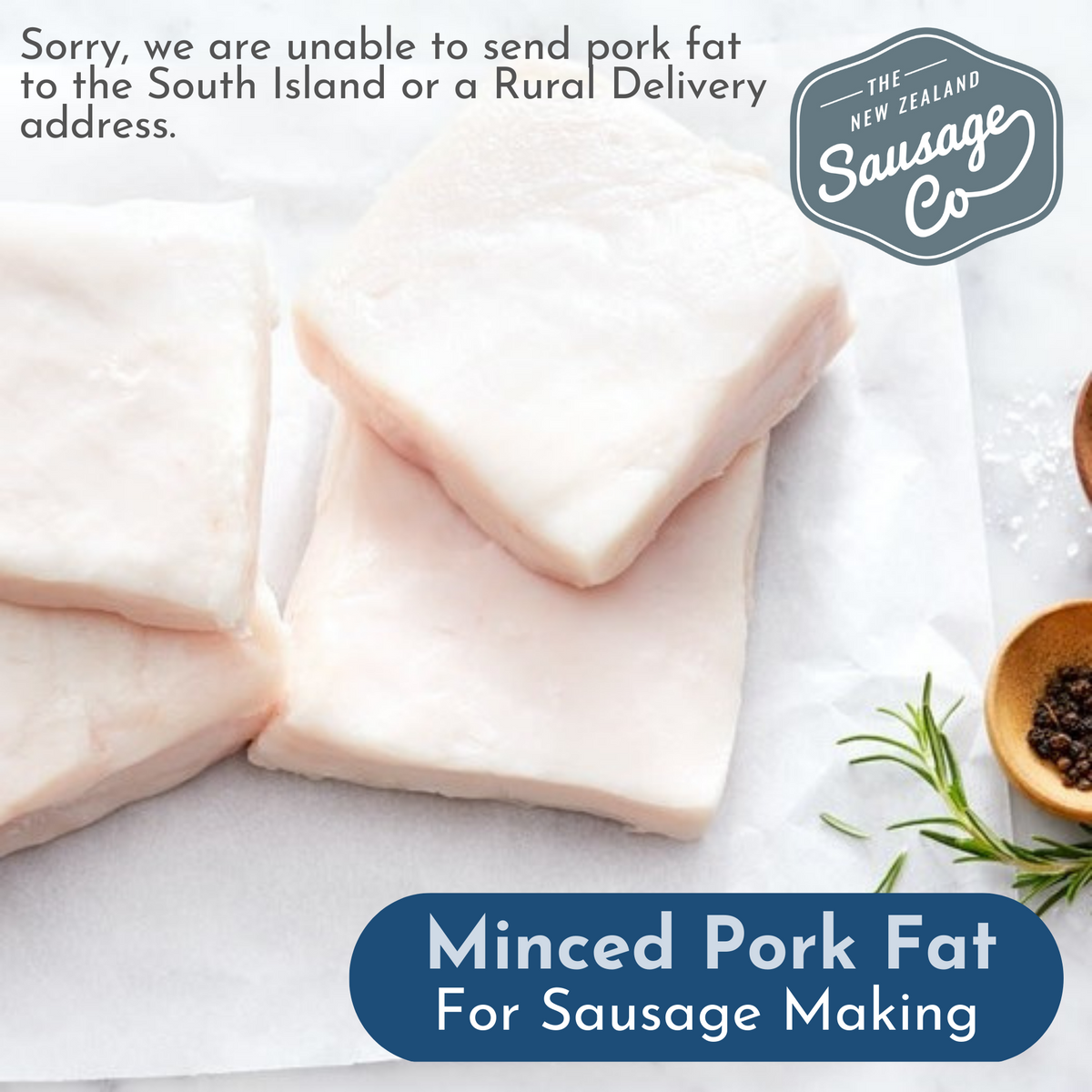 pork fat for sausage making