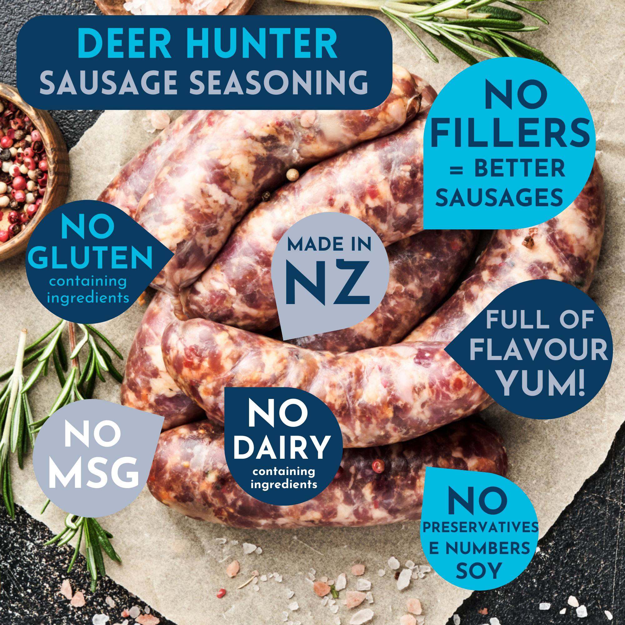 Deer sales sausage seasoning