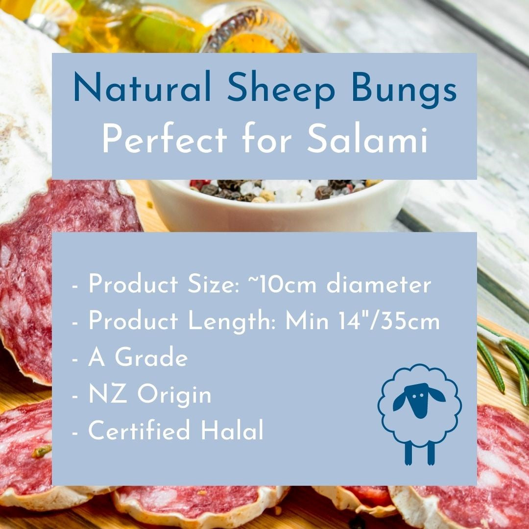 Natural Sheep Bungs 10 pack. Min 14&quot;/35cm long.